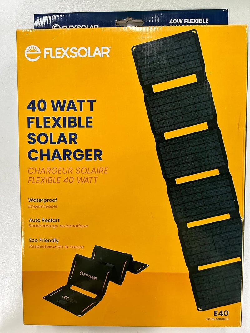 ETFE Összehajtható 40W Napelemes Töltő, 3 USB Porttal, Kempingezéshez