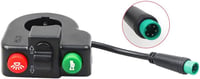 Kugoo M4/M4 Pro 10" Roller - 3in1 Vízálló Kapcsoló (Duda, Index, Fényszóró) 6