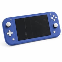 Nintendo Switch Lite Kék - Hordozható Játékkonzol Gyerekeknek — hibás, alkatrésznek: törött kijelző, nem működik (állapot: lásd a 2. képet) 1