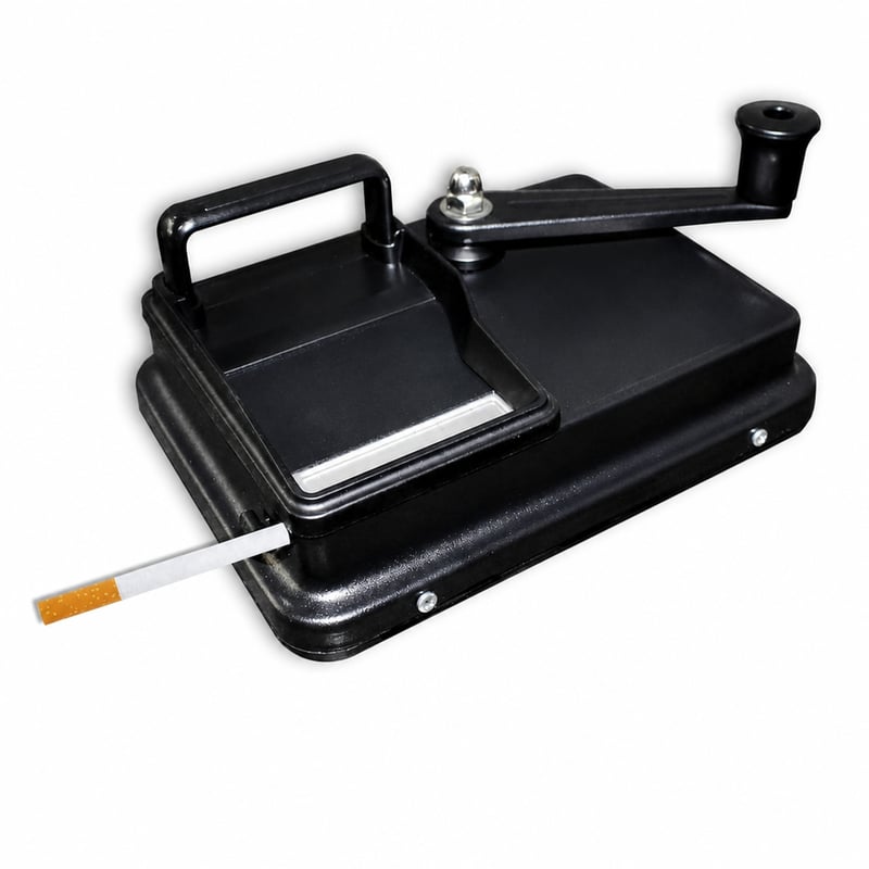 Aparat manual de injectat tutun JIUJITSAW pentru tuburi de 8 mm, negru - accesorii incomplete — accesorii lipsă (stare: vezi poza nr. 2)