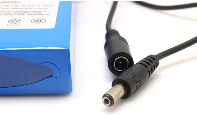 JIAN YA NA 12V 6800mAh DC12680 Hordozható Akkumulátor Videokamerákhoz