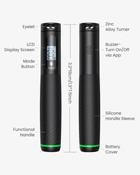 RENPHO Okos Ugrókötél Számláló Funkcióval, Állítható Fitness Kötél App Elemzéssel - Cordless Ball - Black 8
