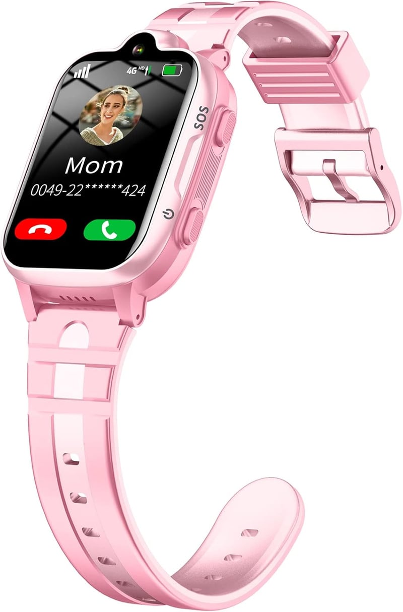 Kinder 4G GPS okosóra gyerekeknek - Videohívás, SOS, lépésszámláló, Android/iOS