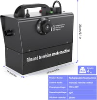 Propulsion Life Kézi Füstgép 400W Beépített Akkumulátor 21000mAh Színpad Film Parti 8