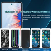 RongZy Samsung Galaxy A52 5G A526B LCD Kijelző Csere Érintőképernyő Fekete Kerettel - Digitalizáló Panel Szerszámokkal 3