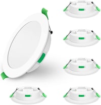 ALUSSO Ultra Lapos LED Süllyeszthető Spotlámpa, 7W, Szabályozható, 580lm, 30mm Beépítési Mélység, Választható Színhőmérséklet, Beltéri 1