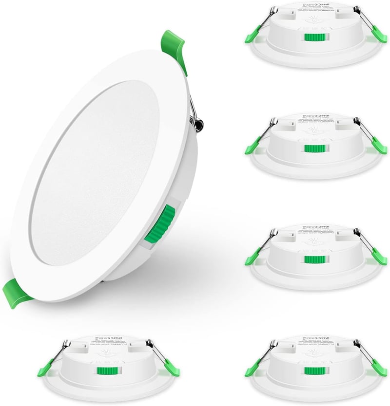 ALUSSO Ultra Lapos LED Süllyeszthető Spotlámpa, 7W, Szabályozható, 580lm, 30mm Beépítési Mélység, Választható Színhőmérséklet, Beltéri