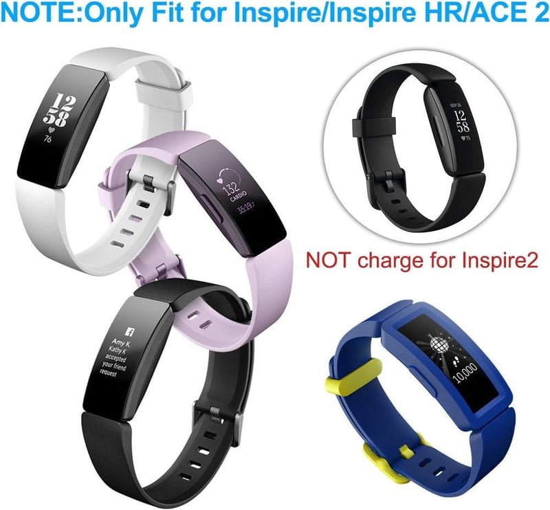 Fitbit Inspire HR - 2 db 1 méteres töltőkábel okosórához
