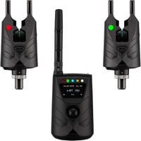 New Direction Tackle S9pro 2+1 Vezeték Nélküli Kapásjelző Szett | Okostelefonos Vezérlés | Kijelzős Vevőegység | USB Tölthető | Éjszakai Fén 1