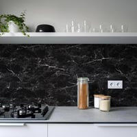 Hode Fekete Márványmintás Vízálló Öntapadós Tapéta 40x300cm 3