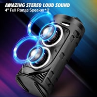 JBL Hordozható Bluetooth hangszóró 30W, LED fény, távirányító, EQ 2
