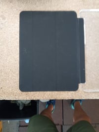 Spigen Liquid Air Folio iPad Pro 11 M5/M4 (2025-2024) tok, fekete - vékony, könnyű, automatikus alvó/ébresztő, Apple Pencil kompatibilis 3