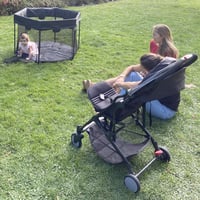 BAMBIKID Yuko Ultrakompakt Városi Babakocsi - Szürke/Fekete, Újszülött Kortól, Egykezes Összecsukás, 4 Pozíciós Háttámla, 6,8 kg 8