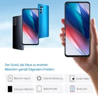 RongZy Oppo Find X3 Lite LCD Kijelző Csere CPH2145 Modellhez - Érintőképernyős Digitalizáló Fekete Kerettel és Szerszámokkal 2
