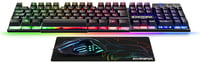 EMPIRE GAMING MK800 3-in-1 Gamer Szett - RGB Billentyűzet 19 Anti-Ghosting Gombbal, Ergonomikus RGB Egér 2400 DPI, Egérpad - PC PS4 PS5 Xbox 9