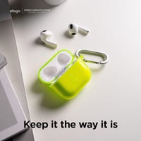 Apple AirPods 3 Sárga Áttetsző Szilikon Tok - Vezeték Nélküli Töltéssel 2