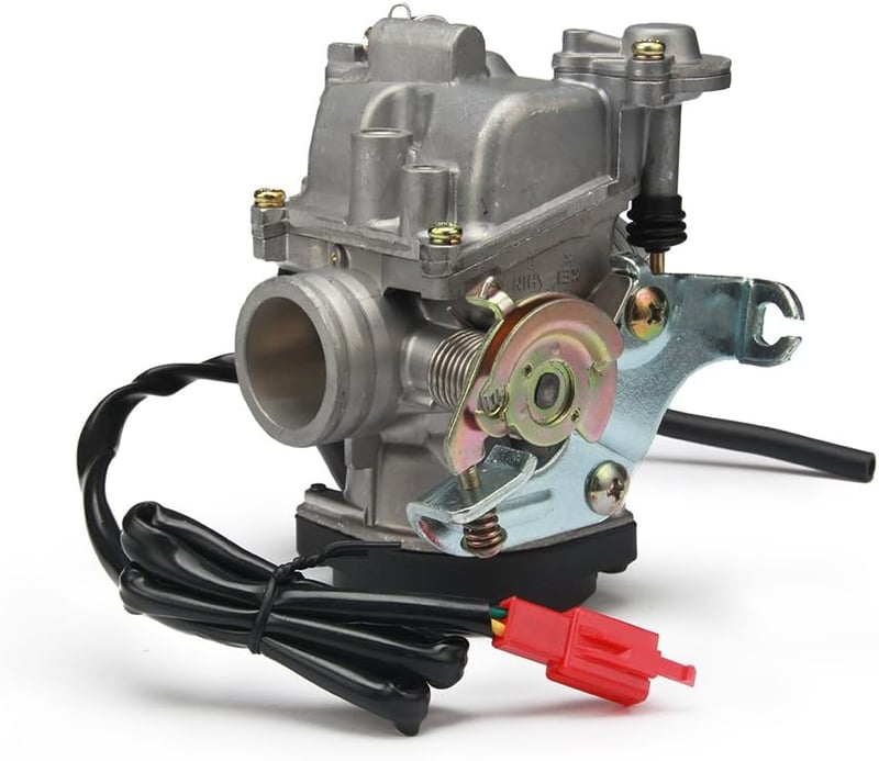 JFG RACING 26mm CVK26 Karburátor - Keihin Helyettesítő GY6 150cc 200cc 250cc Robogókhoz, ATV-khez és Motorkerékpárokhoz - Alumínium Ötvözet