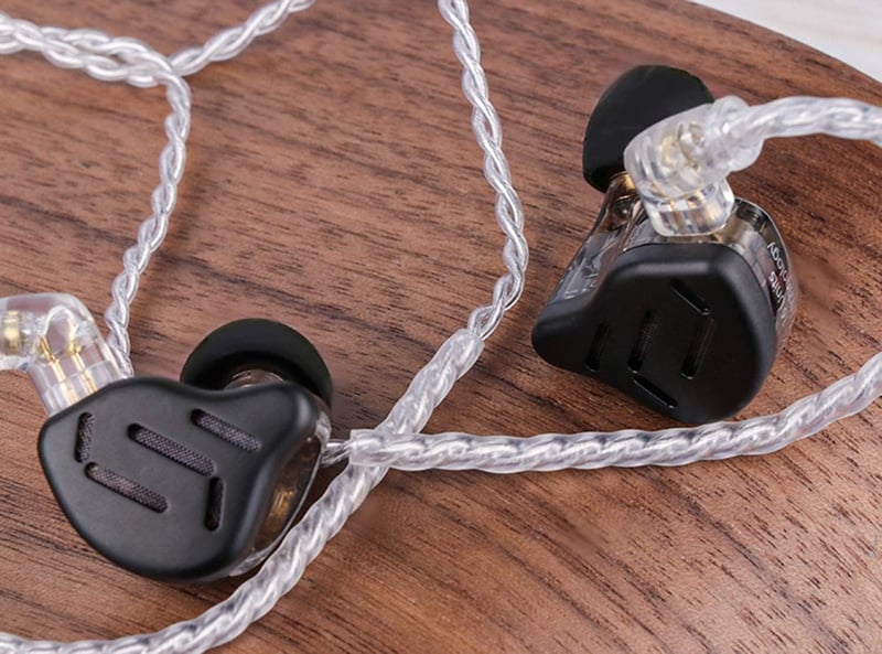 KZ Zax HiFi fülhallgató - 1DD+7BA hibrid, cink ötvözet, leválasztható kábel, fekete