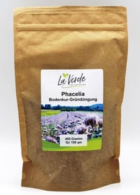 Floveg GmbH Phacelia Talajjavító Vetőmag 400g - Lila Virágú, GMO-mentes, Kültéri Növény, Magas Csírázási Arány, 100cm Magasságig 1