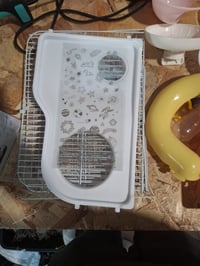 Cușcă metalică pentru hamsteri ICA HAM15 Play Garden, dimensiune mare, design drept — roz în loc de roșu (stare: vezi imaginea 2) 7