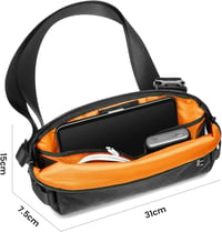 TomToc X-Pac vízálló mini oldaltáska 4L - Kompakt unisex válltáska 3