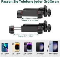 Univerzális 360°-os Forgatható Mobiltelefon Tartó Állványhoz 3