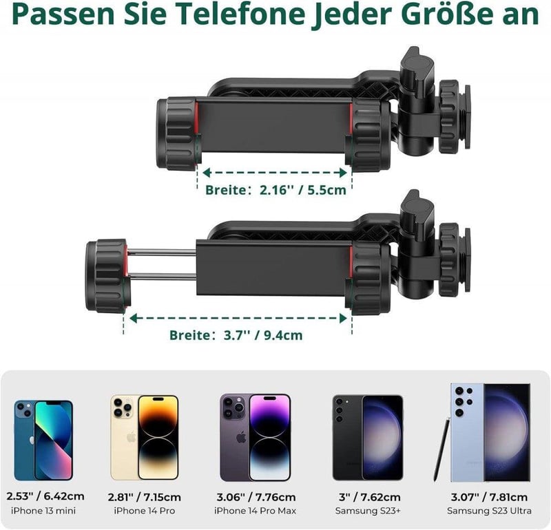 Univerzális 360°-os Forgatható Mobiltelefon Tartó Állványhoz