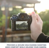 Fujifilm X-T5, X-T4, X-T3 fém hüvelykujjtámasz - JJC markolat javító kiegészítő 2
