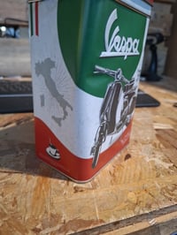 Cutie metalică pentru cafea Nostalgic-Art Vespa The Italian Classic Retro 1,3 l - Cu carcasă metalică îndoită, funcțională (stare: vezi a 2-a poză) 3