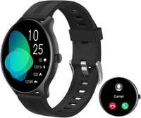 HUAKUA Okosóra Telefonálási Funkcióval, Bluetooth Hívás, SpO2 Mérés, Pulzusmérő 1