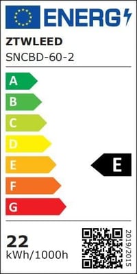 ZTWLEED 60 cm Modern LED Fali Lámpa - 22W, Három Színhőmérséklet (3000K/4000K/6000K), Fehér, Dimmelhető, Nappali, Hálószoba, Lépcsőház Világ 9