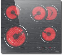 Hobsir hob LH06 üvegkerámia főzőlap 4 zónás 60cm érintésvezérlés 6600W 1