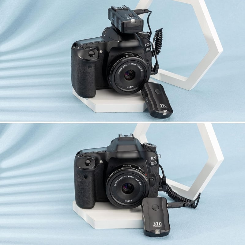 Sony Alpha és RX sorozatú fényképezőgépekhez JJC vezeték nélküli vakukioldó szett (2 vevővel)