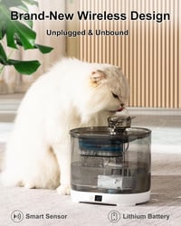 Mozgásérzékelős HAPUP macska ivókút 2,2L - 3 üzemmód, 2 szűrő, USB 2