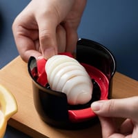 Eruinfang 3 az 1-ben Tojásszeletelő Rozsdamentes Acél Vágófelülettel - Főtt Tojás, Eper, Kivi, Sajt és Puha Élelmiszerek Szeletelésére 4