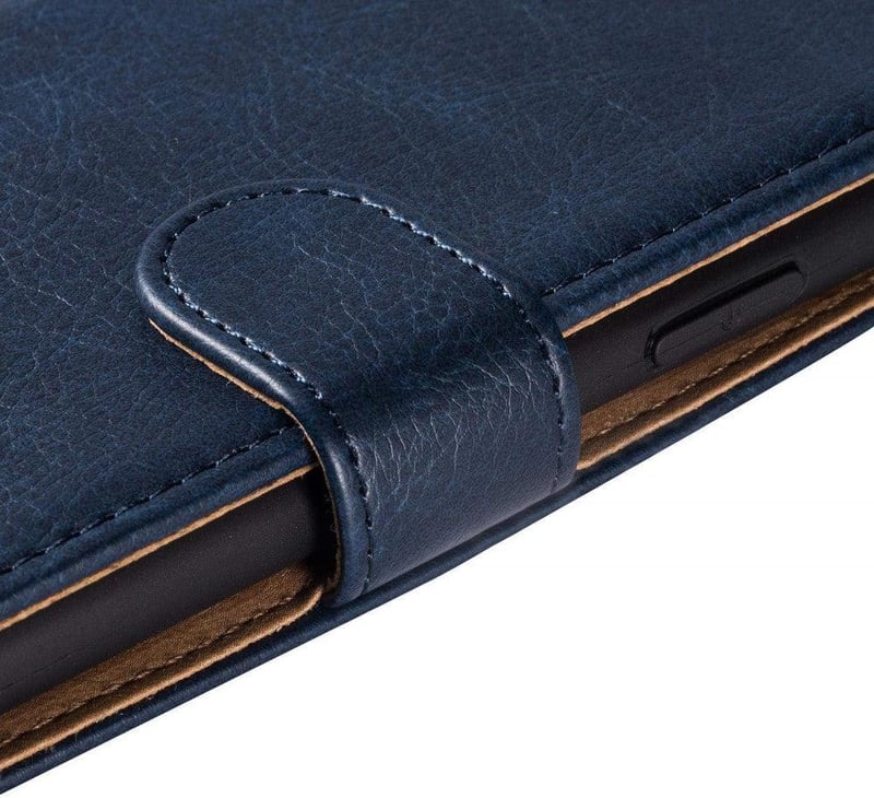 Xiaomi 12T/Pro Mágneses Bőr Flip Tok Kártyatartóval, Indigó