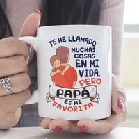 Egyedi Apák Napi Bögre Spanyol Felirattal - MUGFFINS 350ml 2