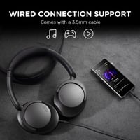 1More SonoFlow Zajszűrős Bluetooth Fejhallgató, 70 Órás Üzemidő, LDAC Hi-Res Vezeték Nélküli Hang, Fülre Illeszkedő, Tiszta Hívások, EQ Beál 6