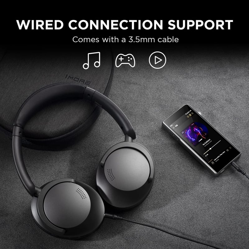 1More SonoFlow Zajszűrős Bluetooth Fejhallgató, 70 Órás Üzemidő, LDAC Hi-Res Vezeték Nélküli Hang, Fülre Illeszkedő, Tiszta Hívások, EQ Beál
