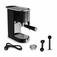 Krups Virtuoso+ XP444G kompakt espresso aparat za kavu, tlak pumpe 15 bara, s parnom mlaznicom, crni — bez spremnika za vodu (stanje: vidi 2. sliku) 1
