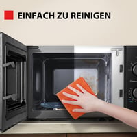 Toshiba MW2-MM20PF(BK) Mikrohullámú Sütő, 20 Literes, 800W, 5 Teljesítményszint, Kiolvasztás Funkcióval, Belső LED Világítással, Fekete 6