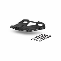 Placă de montare SHAD din aluminiu negru cu șuruburi - Suport portbagaj motocicletă — lipsește 1 șurub mai lung (stare: vezi a 2-a poză) 1