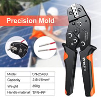 Preciva Napelem Krimpelő Fogó 2.5/4.0/6.0mm² PV Kábelekhez 3