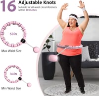BubbaCare Okos Hula Hoop Karika Felnőtteknek - Állítható, Fogyasztó Edzőeszköz 5