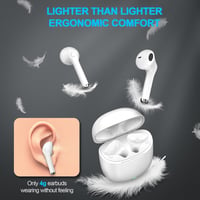 yobola Bluetooth Fülhallgató, IPX5 Vízálló Vezeték Nélküli Headset, 25 Órás Üzemidő, Érintésvezérlés, HiFi Sztereó Hang, Beépített Mikrofon 7