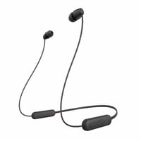 Bluetooth slúchadlá Sony WI-C100 so vstavaným mikrofónom, čierne — chybné, čiastočne funkčné: obe strany sú tiché (stav: pozri 2. obrázok) 1