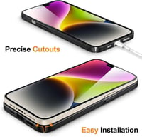 iPhone 14 Plus Ultravékony Fekete Szilikon Védőtok 6,7" 7
