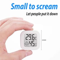 RUIZHI 3 db-os Mini Digitális Hőmérő és Páramérő LCD Kijelzővel - Otthoni és Irodai Légkondicionáláshoz 9