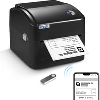 vretti WiFi 5G Címke Nyomtató 4x6 Hőnyomtató Szállítási Címkékhez Amazon Shopify Etsy eBay UPS DHL FedEx Kompatibilis 1