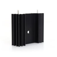 Easycargo fekete anodizált TO-220 alumínium hűtőborda MOSFET-hez, 5 db-os csomag 3